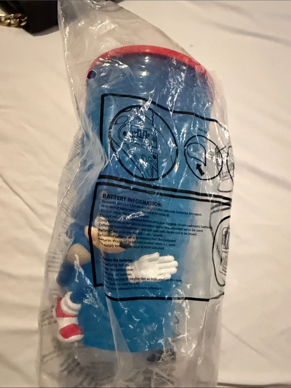 Light up sonic movie cup